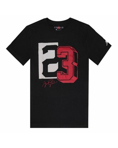 Lasten Lyhythihainen paita Jordan Jdb Jm 23 Mesh Ss Musta