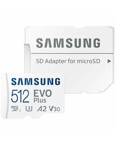 Tarjeta de Memoria Micro SD con Adaptador Samsung EVO Plus 2023 512 GB