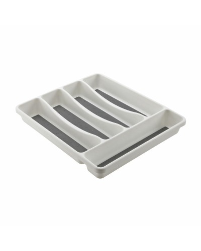 Mondex Range-Couverts Space System Polypropylène, 33x29,3x4,5 cm, Blanc
