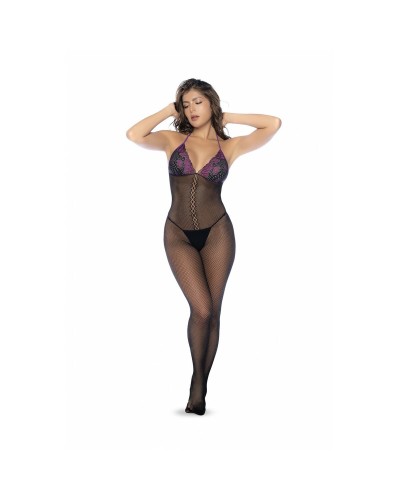 Ensemble de Lingerie Mapalé Noir Lila Taille unique (Taille unique)