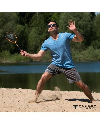 Badmintonracket Schildkröt Svart/Orange