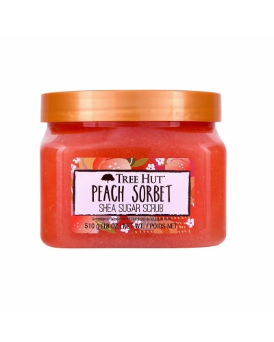 Tree Hut Peach Sorbet - Exfoliante Corporal de Azúcar de Caña - 510g
