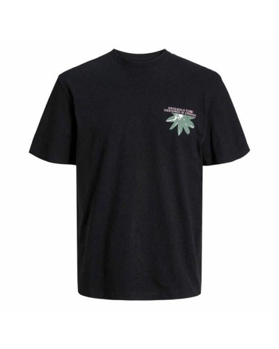 T-Shirt met Korte Mouwen voor kinderen Jack & Jones Jortampa Back Tee Ss Zwart