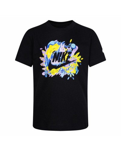 Nike Sport Splash Short Sleeve T-Shirt Kid Black - Breathable & Sport
