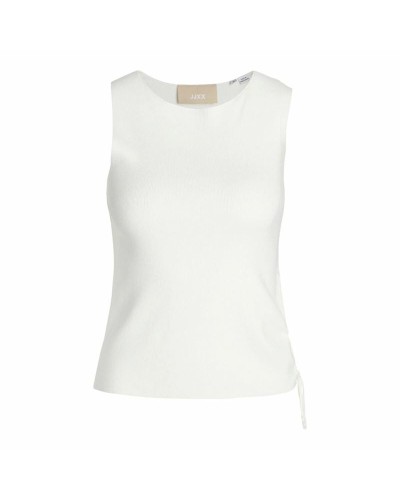 Jack & Jones Débardeur Femme Jxdahlia Top Knit Blanc - Respirant
