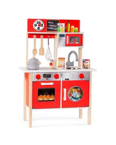 Speelgoedkeuken Moltó 21292 Hout Rood (10 pcs)