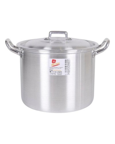 Casserole en Acier Inoxydable avec Couvercle - Idéale pour la Cuisson et l'Ébullition
