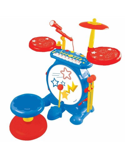 Lexibook Batteria Musicale per Bambini - Set Completo in Plastica
