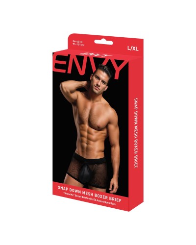 Heren Boxer Shorts Envy Zwart M/L