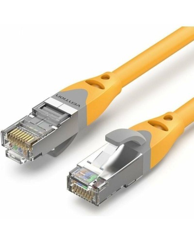 Vention Cable de Red Cat.6 UTP Rígido Amarillo 10m - Internet LAN Alta Velocidad
