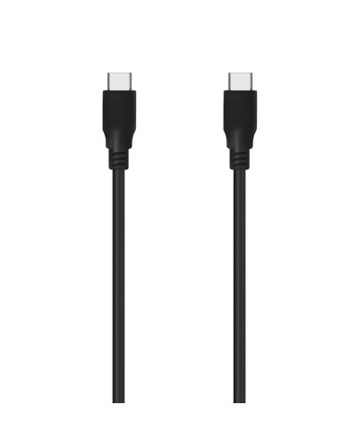 USB-C Cable Aisens A107-0702 Black 1 m (1 Unit)