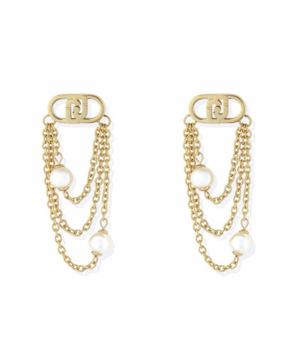 Ladies' Earrings LIU JO LJ2919 Golden