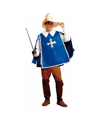 Costume per Adulti My Other Me Moschettiere 5 Pezzi Azzurro