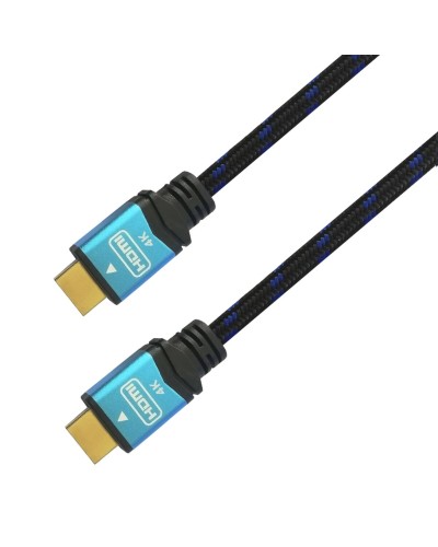 HDMI Kabel Aisens A120-0355 0,5 m Schwarz/Blau 4K Ultra HD