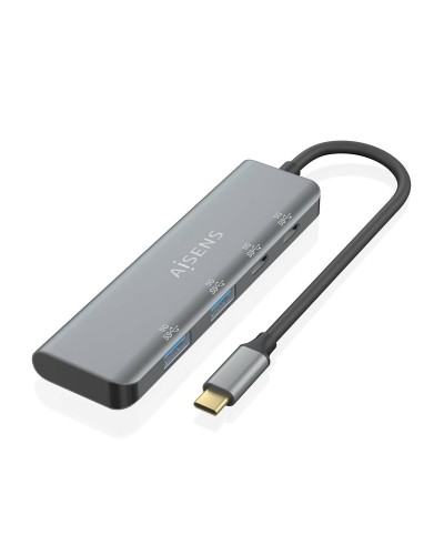 Hub USB Aisens A109-0763 Grau (1 Stück)