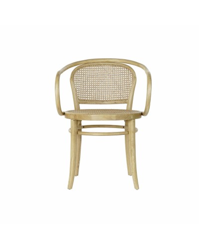 Sedia da giardino DKD Home Decor in rattan naturale, 58x58x79,5 cm