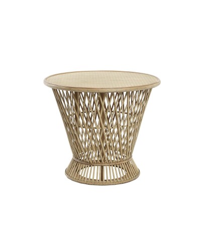 Table d'appoint DKD Home Decor Bambou 60x60x52cm Marron Clair
