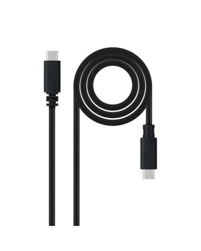USB-C-kabel NANOCABLE USB 2.0, 2m Svart 2 m