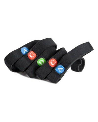 Sveltus Sangle de Fitness Noire 140cm x 25mm - Support d'Entraînement
