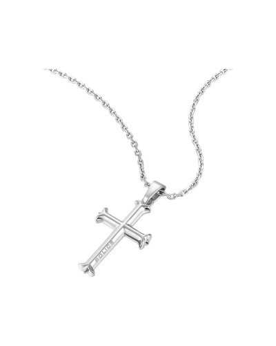 Police Collier Homme PEAGN0010601 Acier Inoxydable - Style Urbain
