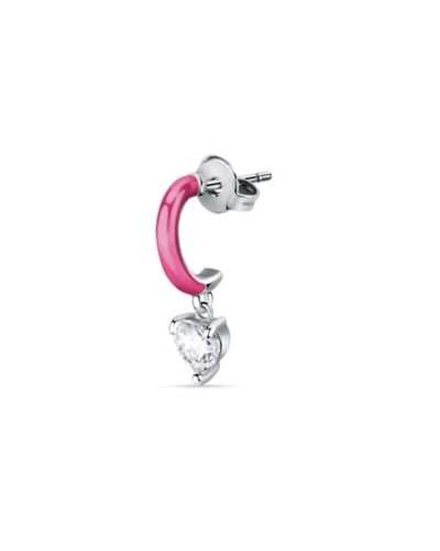 La Petite Story Boucles d'Oreilles Femme LPS02AQM35 Argent 925 Zircones

