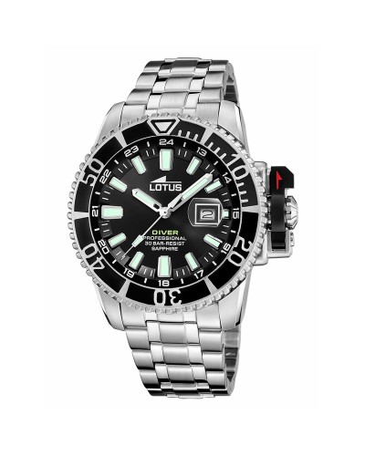 Men's Watch Lotus 18938/4 Black Silver