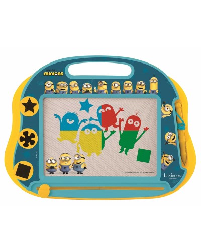 Lexibook Pizarra Mágica Minions - Amarillo/Azul, Reutilizable, para Niños
