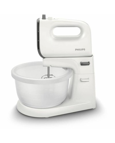 mixer-knådmaskinen med skål Philips HR3745/00 Rostfritt stål ABS Plast