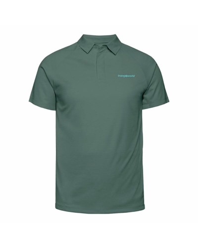 Men’s Short Sleeve Polo Shirt Trangoworld Bonete  Blue