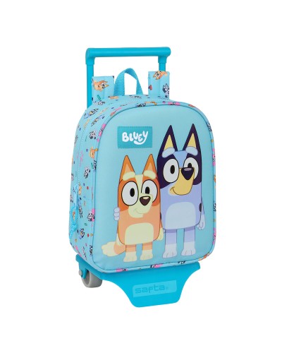 Trolley per la Scuola Bluey Blu cielo 22 x 27 x 10 cm