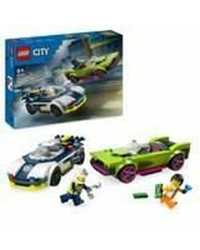 Playset Lego 60415 Police Car and Power Sport Car