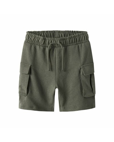 Pantalon court Name It Nkmollie Cargo Noos Olive Enfant Homme