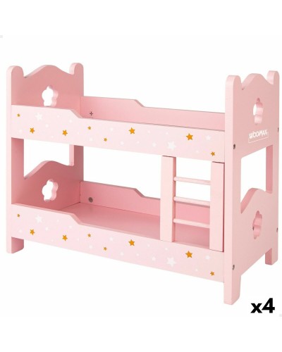 Letto a castello Woomax Rosa 4 Unità 31 x 26 x 16 cm