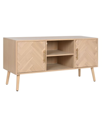Meuble TV ESPRIT Mobile en Bois de Paulownia Naturel 120x40x60 cm, Élégant et Fonctionnel
