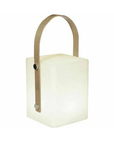 Lampada da tavolo Lumisky Tiky | Bianco Marrone | Bambù Plastica | 10 x 10 x 25 cm