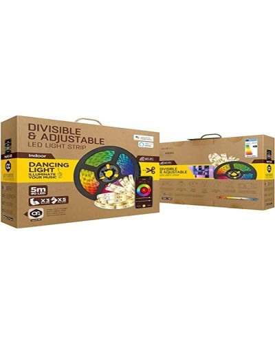 LED-nauhat Muvit MIOLST002 Musta Monivärinen Kullattu F 5 m