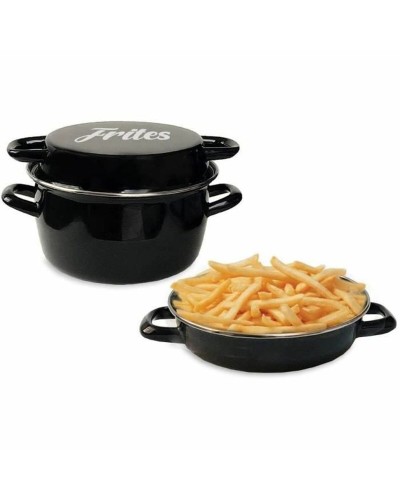 Fritös Baumalu Svart Emaljerat stål