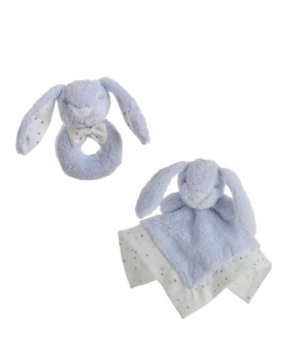 Doudou Coniglio Sonaglio 30x30 cm - Morbido Peluche Nanna Bambini
