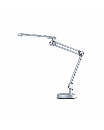 Lampada da Scrivania LED 4Stars Archivo 2000, Argentata in Alluminio e ABS, 394 Lm