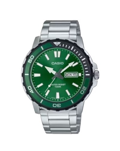 Casio Reloj Hombre Diver 44.5mm - Impermeable Deportivo
