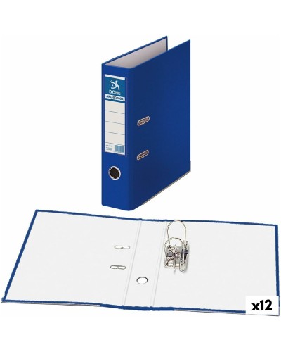DOHE Lever Arch File Blue - 28.5x32x7 cm - Office Archive (12 Units)
