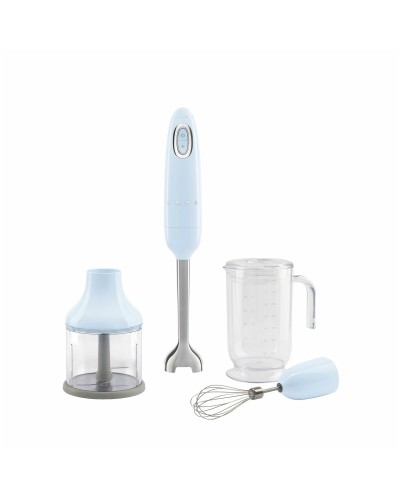 Multifunction Hand Blender with Accessories Smeg HBF03PBEU Blue 700 W
