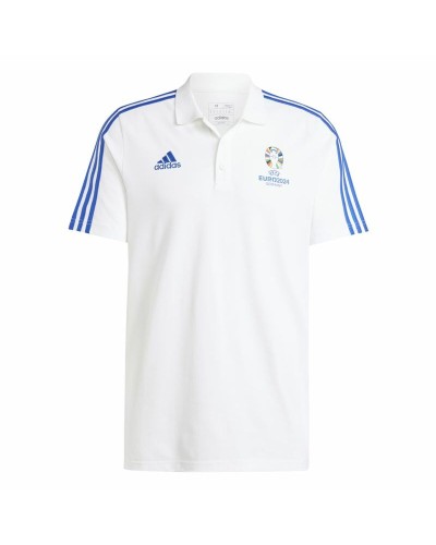 Herren Kurzarm-Poloshirt Adidas Emblem Euro 2024 (S)