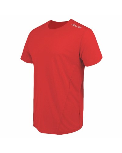 Heren-T-Shirt met Korte Mouwen Joluvi Runplex Rood