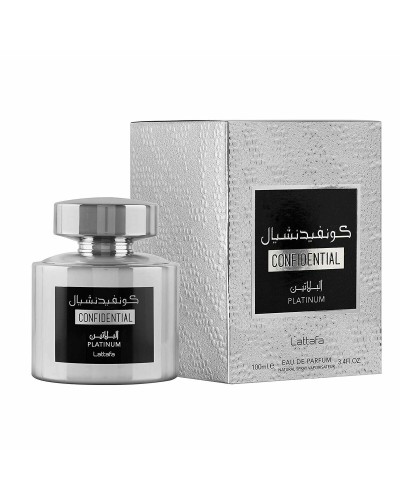 Perfume Hombre Lattafa CONFIDENTIAL PLATINUM