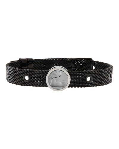 Unisex-Armreif Athlete Talent Jewels TJA-1-11-03-2-235 Schwarz