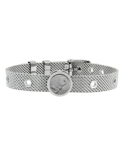 Unisex-Armreif Tennis Player Talent Jewels TJA-1-18-03-1-235 Silberfarben