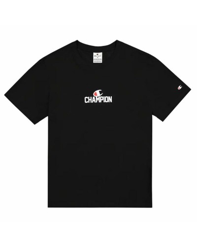 Camiseta de Manga Corta Hombre Champion Champion SS Negro