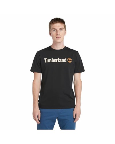 Men’s Short Sleeve T-Shirt Timberland Kennebec River Black