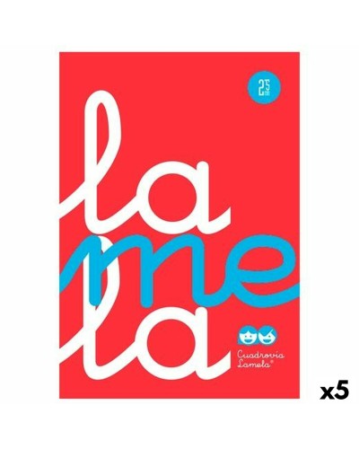 Schrift Lamela Rood Din A4 80 Lakens (5 Stuks)